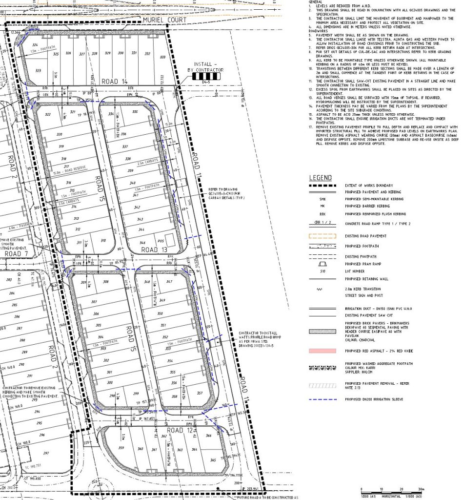 Subdivision design Muriel Court Cockburn