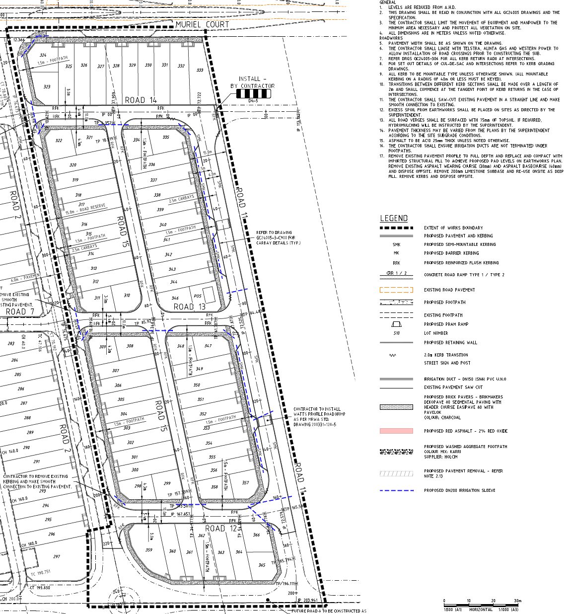 Subdivision design Muriel Court Cockburn